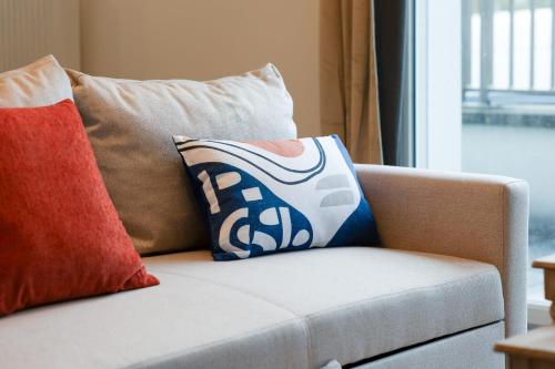 Le Nicole un appartement en duplex avec balcon et place de parking