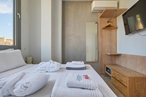 Μια τηλεόραση ή/και κέντρο ψυχαγωγίας στο Ocean Private Villas - Pefkochori Halkidiki