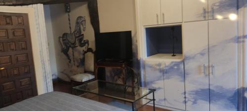 Postel nebo postele na pokoji v ubytování Hostal Mendaurpe