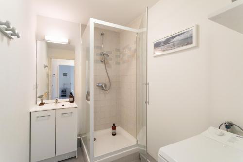 Vannituba majutusasutuses La Cabine du Val - A proximité de la Plage