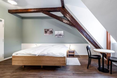 Postel nebo postele na pokoji v ubytování Landgasthof Adler