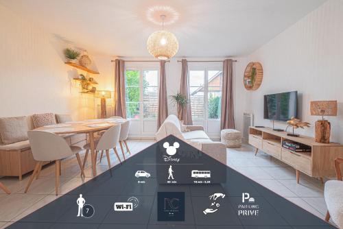 *Disneyland-Paris* 7pers, Wifi, Parking