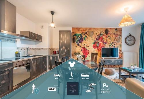 *Disneyland-Paris* 6pers, Netflix, Wifi, Parking