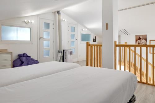 Postel nebo postele na pokoji v ubytování Hotel Flysch