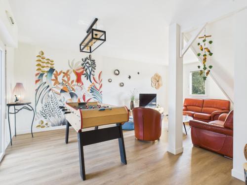 Jolie maison avec jardin à 450m de la plage pour 8