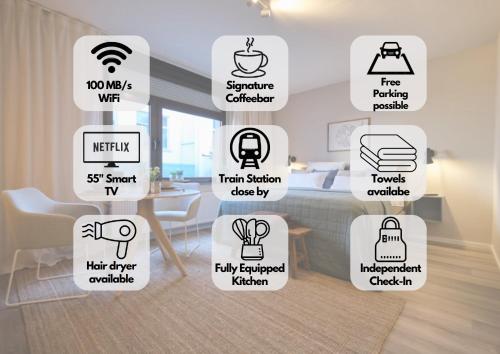 Fotografie z fotogalerie ubytování Stadtversteck - Zentral - 5min zur Bali Therme und GOP - Boxspringbett v destinaci Bad Oeynhausen