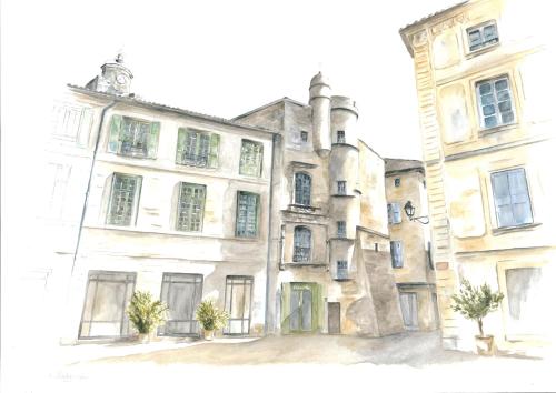 Το κτήριο όπου στεγάζεται  το διαμέρισμα