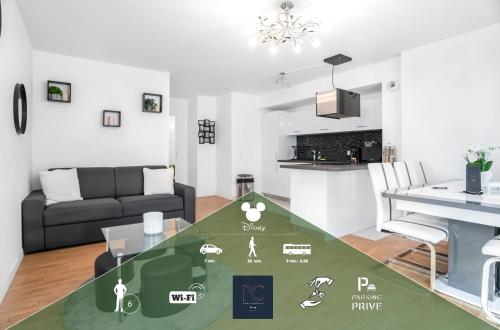 Disneyland-Paris 6pers,Parking, Wifi,