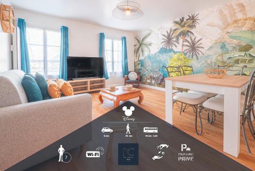 *Disneyland-Paris* 7 pers, Wifi, Parking