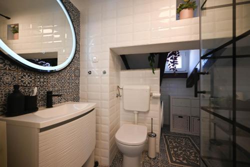 Ένα μπάνιο στο Apartment Roberta
