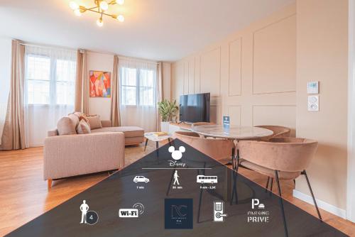 *Disneyland-Paris* 4 pers, Wifi, Parking