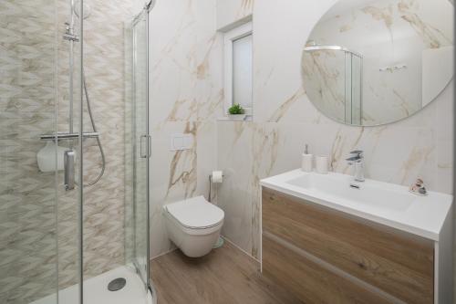 Phòng tắm tại Villa Anelli