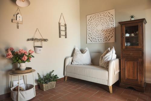 Letto o letti in una camera di Agriturismo La Fonte