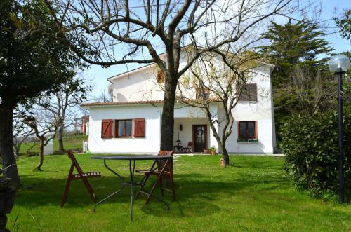Zahrada ubytování B&B Gocciaverde