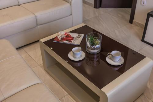 Χώρος καθιστικού στο Deluxe Apartments Shine