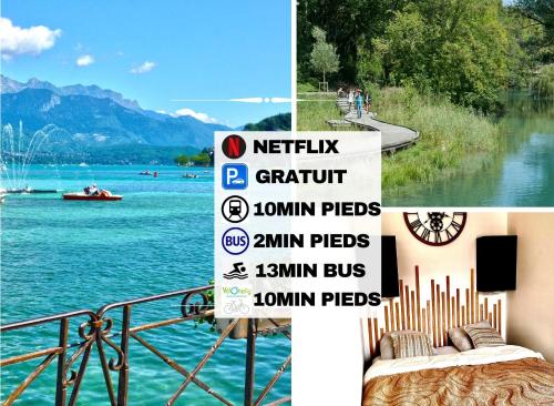 Annecy calme proche centre parking gratuit