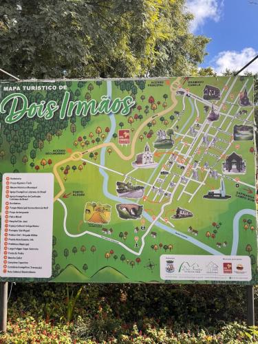 a map of the dog amusements at disney at Cobertura Amanhecer em Dois Irmãos in Dois Irmãos