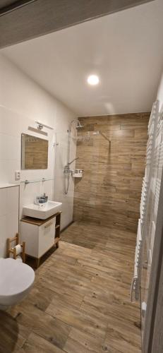 Koupelna v ubytování Znojmo apartmány