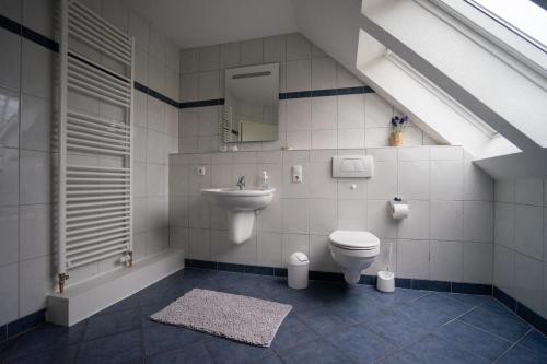 Vannituba majutusasutuses Ferienwohnung an der Mühle