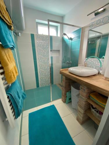 Vannituba majutusasutuses Panna Cottage