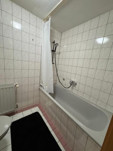 Koupelna v ubytování 2-Raum Ferienwohnung Zentrumsnah Plauen