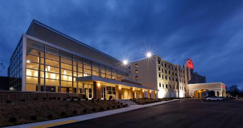 a large building with lights on top of it at Harlow's Casino Resort & Spa in Greenville