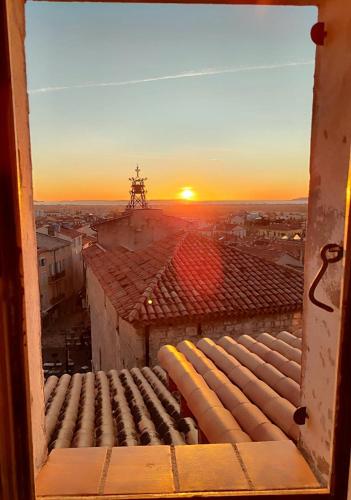 Levant des Templiers, 2 chambres, vue mer, centre historique