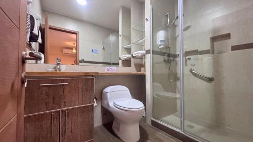 Entre Cumbres Apart Hotelにあるバスルーム