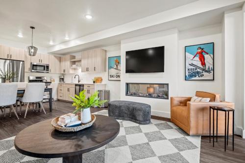 Η κουζίνα ή μικρή κουζίνα στο Our Suite Mountain Haven Pt C104 Wkly Disc