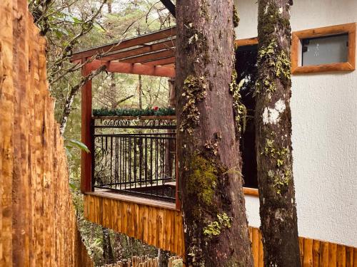 Balkoni atau teres di Estalagem Serra de Minas em Monte Verde
