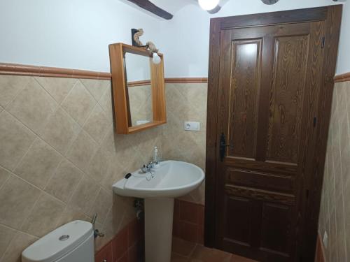 Koupelna v ubytování Casa rural Palotes