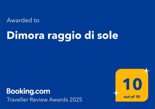 a yellow square with the words dummy zigzagging dip scale at Dimora raggio di sole in Mottola