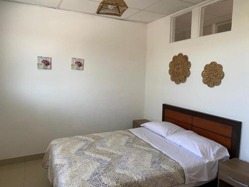 Кровать или кровати в номере Casablanca - Bocapan-Zorritos-Tumbes