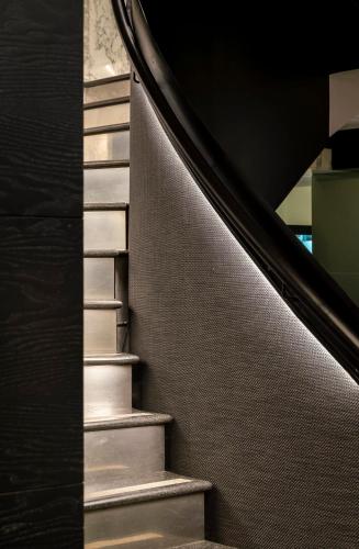 a set of stairs in a building at Sercotel Hotel Parque in Las Palmas de Gran Canaria