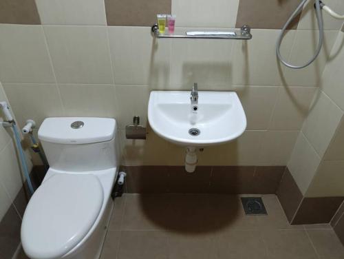 Koupelna v ubytování Hotel Miju