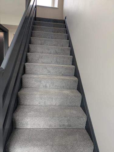 a set of stairs in a building at Eyre Square View in Galway