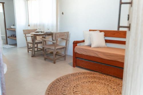 Postel nebo postele na pokoji v ubytování Apart Charme e Conforto 360m da Praia do Mutá