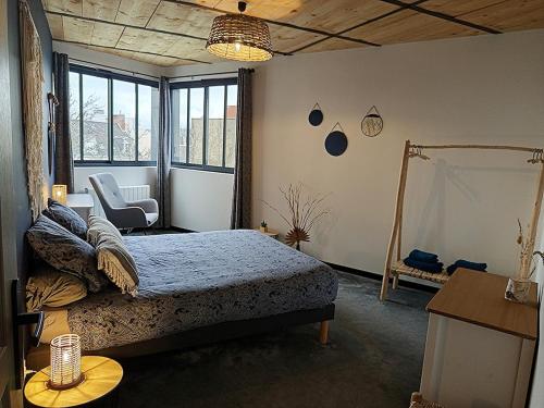 Magnifique LOFT urbain centre,gare,parking privé