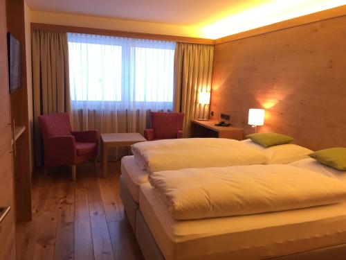 Hotel Garni Panoramaにあるベッド
