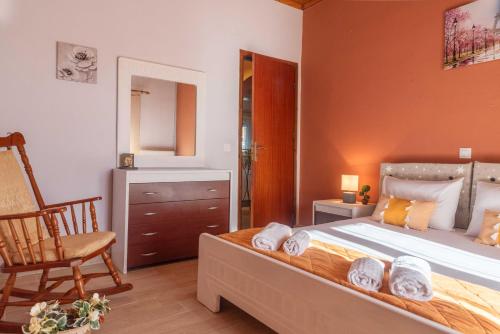 Ένα ή περισσότερα κρεβάτια σε δωμάτιο στο Mariana Apartment