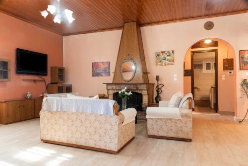 Μια τηλεόραση ή/και κέντρο ψυχαγωγίας στο Mariana Apartment