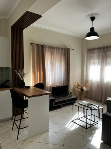 Posezení v ubytování Joel Apartment Alexandroupoli