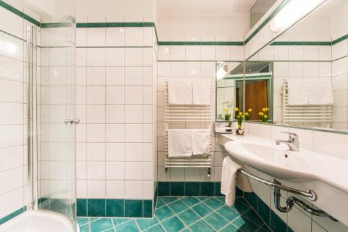 Hotel Alte Post Südsteiermark tesisinde bir banyo
