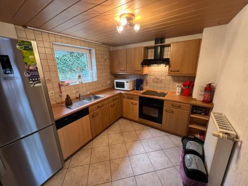 Dapur atau dapur kecil di Haus Allbach