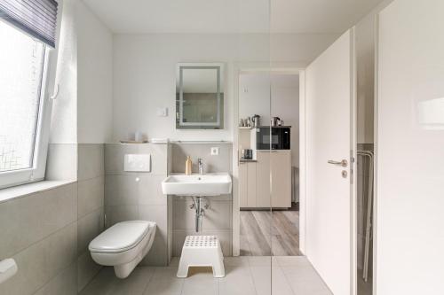 Bilik mandi di Luxus Appartement Motel Ambiente 3