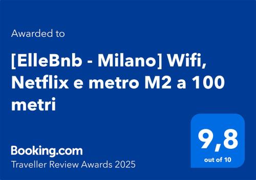 [ElleBnb - Milano] Wifi, Netflix e metro M2 a 100 metri photo 10