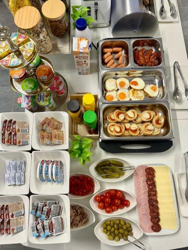 Mad i villaen eller i nærheden