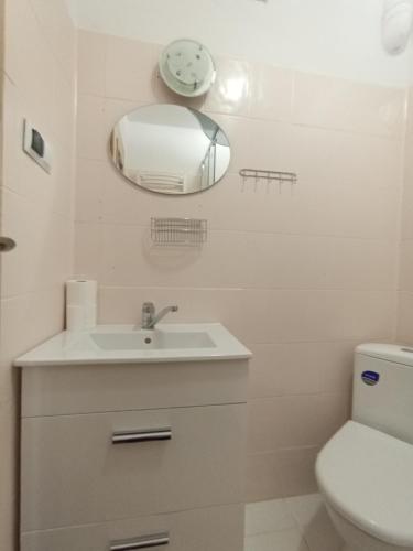 Ένα μπάνιο στο Sea Sun Darłówko Apartaments