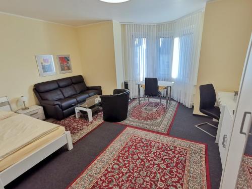 Khu vực ghế ngồi tại Appartementhaus Regina - Darmstadt - Griesheim