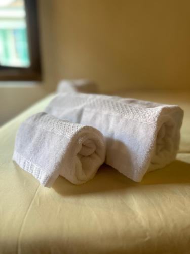 Postel nebo postele na pokoji v ubytování C è posto per te PETFRIENDLY
